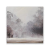 Shop Misty Morning (Square) Canvas Art Print-Grey, Scandinavian, Square, View All-framed wall decor artwork