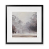 Shop Misty Morning (Square) Art Print-Grey, Scandinavian, Square, View All-framed painted poster wall decor artwork