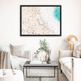 Shop Sun & Sky II Canvas Art Print-Coastal, Horizontal, Landscape, Neutrals, Rectangle, View All-framed wall decor artwork