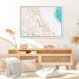 Shop Sun & Sky II Canvas Art Print-Coastal, Horizontal, Landscape, Neutrals, Rectangle, View All-framed wall decor artwork