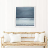Shop Dusk Horizon I (Square) Art Print-Blue, Coastal, Square, View All-framed painted poster wall decor artwork
