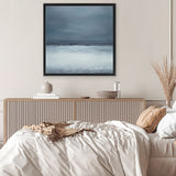 Shop Dusk Horizon I (Square) Canvas Art Print-Blue, Coastal, Square, View All-framed wall decor artwork