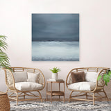 Shop Dusk Horizon I (Square) Canvas Art Print-Blue, Coastal, Square, View All-framed wall decor artwork