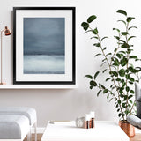 Shop Dusk Horizon I Art Print-Blue, Coastal, Nature, Portrait, View All-framed painted poster wall decor artwork