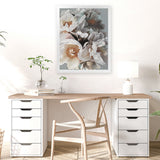 Shop Spring Bouquet II Art Print-Botanicals, Florals, Grey, Hamptons, Nature, Portrait, View All-framed painted poster wall decor artwork