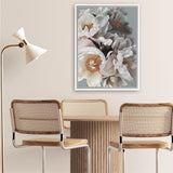 Shop Spring Bouquet II Canvas Art Print-Botanicals, Florals, Grey, Hamptons, Nature, Portrait, View All-framed wall decor artwork