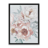 Shop Pastel Bouquet Canvas Art Print-Botanicals, Florals, Pink, Portrait, Rectangle, View All-framed wall decor artwork
