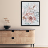 Shop Pastel Bouquet Canvas Art Print-Botanicals, Florals, Pink, Portrait, Rectangle, View All-framed wall decor artwork