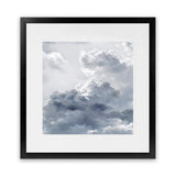 Shop Cloudscape II (Square) Art Print-Blue, Grey, Scandinavian, Square, View All-framed painted poster wall decor artwork
