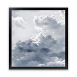 Shop Cloudscape II (Square) Art Print-Blue, Grey, Scandinavian, Square, View All-framed painted poster wall decor artwork
