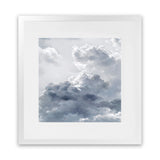 Shop Cloudscape II (Square) Art Print-Blue, Grey, Scandinavian, Square, View All-framed painted poster wall decor artwork