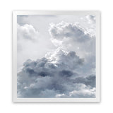 Shop Cloudscape II (Square) Art Print-Blue, Grey, Scandinavian, Square, View All-framed painted poster wall decor artwork