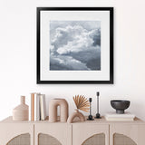 Shop Cloudscape III (Square) Art Print-Blue, Scandinavian, Square, View All-framed painted poster wall decor artwork