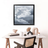 Shop Cloudscape III (Square) Art Print-Blue, Scandinavian, Square, View All-framed painted poster wall decor artwork