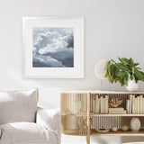 Shop Cloudscape III (Square) Art Print-Blue, Scandinavian, Square, View All-framed painted poster wall decor artwork