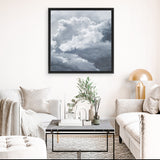 Shop Cloudscape III (Square) Canvas Art Print-Blue, Grey, Scandinavian, Square, View All-framed wall decor artwork