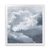 Shop Cloudscape III (Square) Art Print-Blue, Scandinavian, Square, View All-framed painted poster wall decor artwork