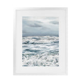 Shop Evening Swell Photo Art Print-Blue, Coastal, Photography, Portrait, Rectangle, View All-framed poster wall decor artwork