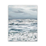 Shop Evening Swell Photo Art Print-Blue, Coastal, Photography, Portrait, Rectangle, View All-framed poster wall decor artwork