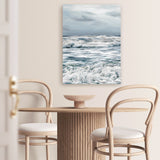 Shop Evening Swell Photo Canvas Art Print-Blue, Coastal, Landscape, Photography, Photography Canvas Prints, Portrait, Rectangle, View All-framed wall decor artwork