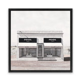 Shop Marfa (Square) Canvas Art Print-Hamptons, Neutrals, Scandinavian, Square, View All, White-framed wall decor artwork