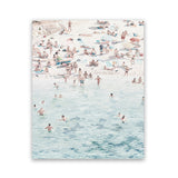 Shop Summer Scene Art Print-Blue, Coastal, Neutrals, People, Portrait, Rectangle, View All-framed painted poster wall decor artwork