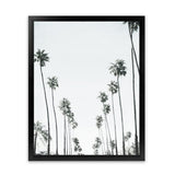 Shop California Palms II Art Print-Botanicals, Coastal, Green, Portrait, Tropical, View All, White-framed painted poster wall decor artwork