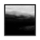 Shop Monochrome Horizon (Square) Canvas Art Print-Abstract, Black, Scandinavian, Square, View All-framed wall decor artwork