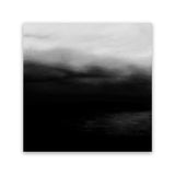 Shop Monochrome Horizon (Square) Canvas Art Print-Abstract, Black, Scandinavian, Square, View All-framed wall decor artwork