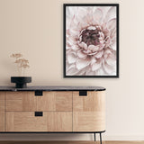 Shop Divine Dahlia II Canvas Art Print-Botanicals, Florals, Hamptons, Pink, Portrait, View All-framed wall decor artwork