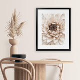 Shop Divine Dahlia IV Art Print-Botanicals, Florals, Hamptons, Neutrals, Portrait, View All-framed painted poster wall decor artwork