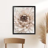 Shop Divine Dahlia IV Art Print-Botanicals, Florals, Hamptons, Neutrals, Portrait, View All-framed painted poster wall decor artwork