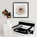 Shop Divine Dahlia IV (Square) Art Print-Botanicals, Florals, Hamptons, Neutrals, Square, View All-framed painted poster wall decor artwork