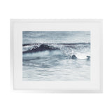 Shop Ocean Wave II Art Print-Blue, Coastal, Horizontal, Landscape, Rectangle, View All-framed painted poster wall decor artwork