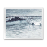 Shop Ocean Wave II Art Print-Blue, Coastal, Horizontal, Landscape, Rectangle, View All-framed painted poster wall decor artwork
