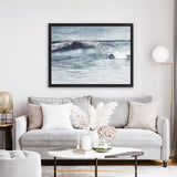 Shop Ocean Wave II Canvas Art Print-Blue, Coastal, Horizontal, Landscape, Rectangle, View All-framed wall decor artwork