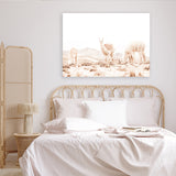 Shop Llamas Grazing Photo Canvas Art Print-Animals, Horizontal, Landscape, Neutrals, Photography, Photography Canvas Prints, Rectangle, View All, White-framed wall decor artwork