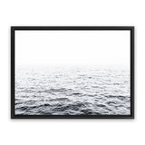 Shop Endless Ocean I Photo Canvas Art Print-Blue, Coastal, Horizontal, Landscape, Photography, Photography Canvas Prints, Rectangle, View All, White-framed wall decor artwork