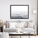 Shop Endless Ocean I Photo Canvas Art Print-Blue, Coastal, Horizontal, Landscape, Photography, Photography Canvas Prints, Rectangle, View All, White-framed wall decor artwork