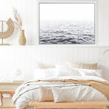 Shop Endless Ocean I Photo Canvas Art Print-Blue, Coastal, Horizontal, Landscape, Photography, Photography Canvas Prints, Rectangle, View All, White-framed wall decor artwork
