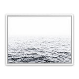 Shop Endless Ocean I Photo Canvas Art Print-Blue, Coastal, Horizontal, Landscape, Photography, Photography Canvas Prints, Rectangle, View All, White-framed wall decor artwork