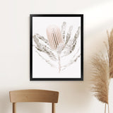 Shop Banksia III Photo Art Print-Botanicals, Florals, Hamptons, Nature, Neutrals, Photography, Pink, Portrait, View All-framed poster wall decor artwork