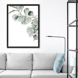 Shop Fiddle-Leaf Fig Photo Canvas Art Print-Botanicals, Green, Landscape, Photography, Photography Canvas Prints, Portrait, Rectangle, View All, White-framed wall decor artwork