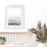 Shop Endless Ocean II Photo Art Print-Blue, Coastal, Photography, Portrait, Rectangle, View All, White-framed poster wall decor artwork