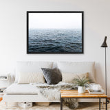 Shop Endless Ocean III Photo Canvas Art Print-Blue, Coastal, Horizontal, Landscape, Photography, Photography Canvas Prints, Rectangle, View All-framed wall decor artwork