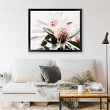Shop Waratah Flowers Photo Art Print-Botanicals, Florals, Green, Hamptons, Landscape, Nature, Photography, Pink, View All-framed poster wall decor artwork