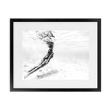 Shop Underwater Photo Art Print-Coastal, Horizontal, Landscape, People, Photography, Rectangle, View All, White-framed poster wall decor artwork