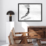 Shop Underwater Photo Canvas Art Print-Coastal, Horizontal, Landscape, People, Photography, Photography Canvas Prints, Rectangle, View All, White-framed wall decor artwork