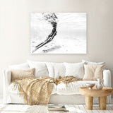 Shop Underwater Photo Canvas Art Print-Coastal, Horizontal, Landscape, People, Photography, Photography Canvas Prints, Rectangle, View All, White-framed wall decor artwork