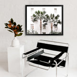 Shop Casa Palms Photo Art Print-Boho, Botanicals, Coastal, Green, Landscape, Photography, Tropical, View All, White-framed poster wall decor artwork